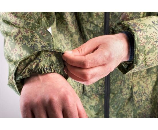 Влагозащитный плащ-дождевик БЕРТА камуфляжный, рост 170-176 800-56-58 – изображение 6