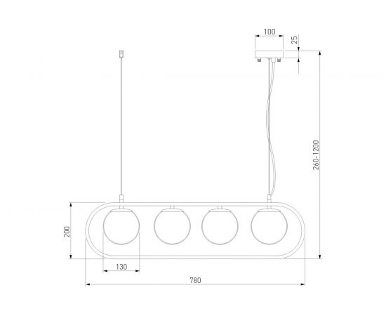 Потолочный светильник Eurosvet 50089/4 хром a049526 – изображение 6