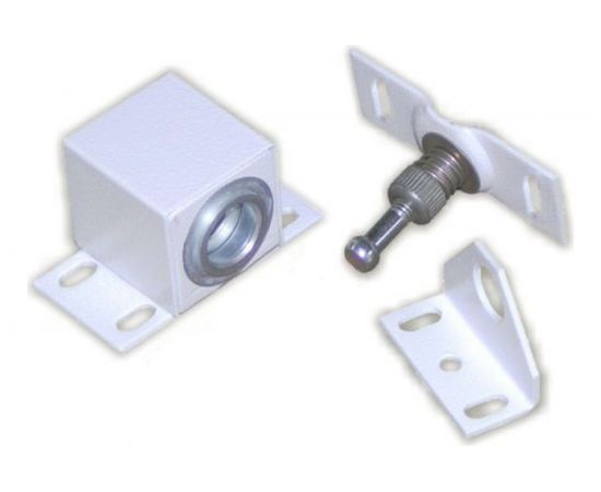 Накладной замок Promix миниатюрный, универсальный, мебельный, 300 кг, 12 В, 100 мА SM102.10 белый (Шериф-2 лайт (НЗ-Б)) 