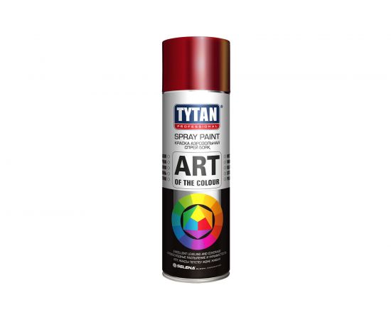 Аэрозольная краска TYTAN PROFESSIONAL ART OF THE COLOUR RAL3005, красное вино 400мл 95049 