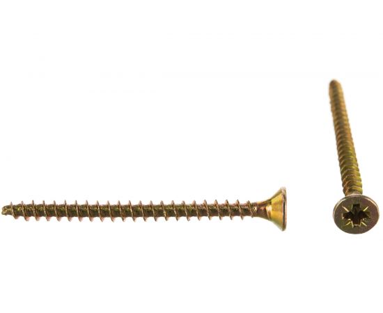 Универсальный саморез Tech-Krep 45х3,5 мм 200 шт желтый, коробка с окном 102237 