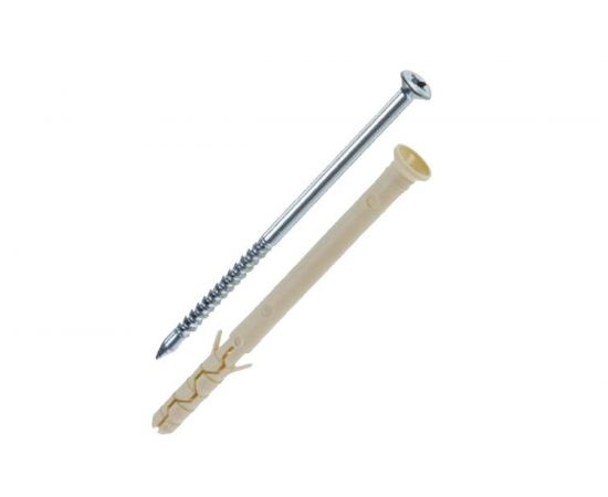 Дюбель-гвоздь Bullit DSI UK потай, 8x80 6 шт 14-0013870 