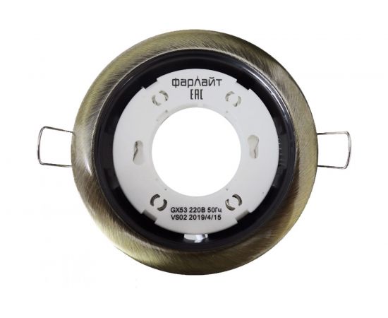 Светильник Фарлайт GX53 220 В 50 Гц бронза с термокольцом FAR002036 