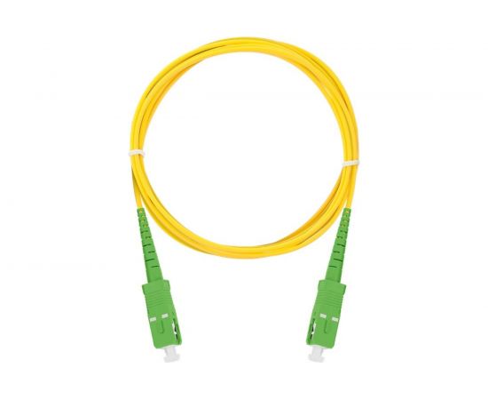 Соединительный волоконно-оптический шнур NIKOMAX желтый, 2м NMF-PC1S2C2-SCA-SCA-002 