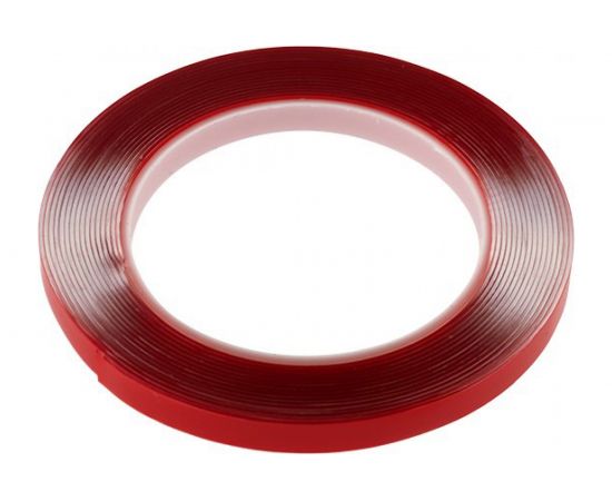 Двухсторонняя клейкая лента REXANT прозрачный, на акриловой основе, 12 мм, ролик 5 м 09-6512 