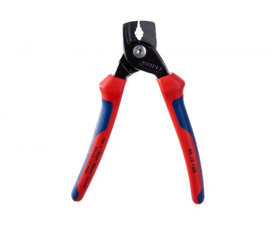 Кабелерез KNIPEX StepCut ступенчатый рез, кабель д. 15 мм, 50 кв.мм, L-160 мм, двухкомпонентные рукоятки KN-9512160 