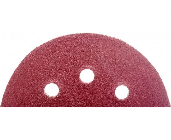 Круг шлифовальный (5 шт; 125 мм; 8 отверстий; P 150) ПРАКТИКА 919-099 – изображение 2