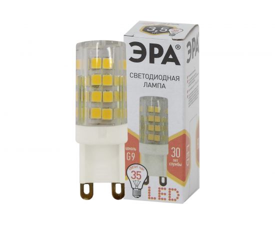 Светодиодная лампа ЭРА LED smd JCD-3,5w-220V-corn, ceramics-827-G9 Б0027861 – изображение 2