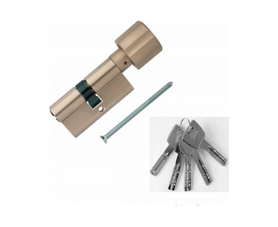 Европрофильный цилиндр ABUS X12R430 ключ/вертушка, 30-30 (60 мм), NI, 5 key 00029137 – изображение 2