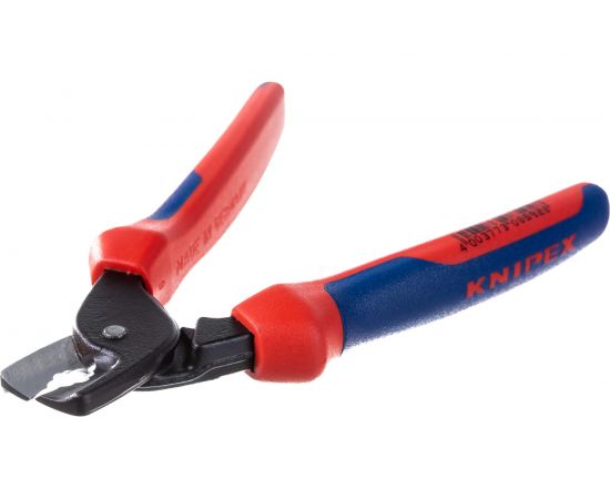 Кабелерез KNIPEX StepCut ступенчатый рез, кабель д. 15 мм, 50 кв.мм, L-160 мм, двухкомпонентные рукоятки KN-9512160 – изображение 2