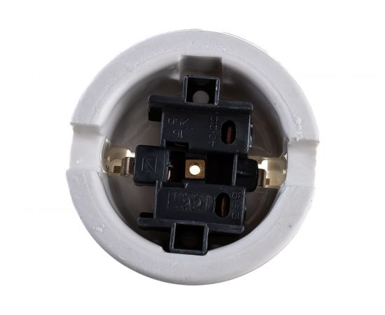 Розетка Retrika, ретро с заземляющим контактом белый RS-80001 – изображение 3