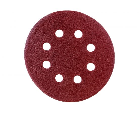 Круг шлифовальный (5 шт; 125 мм; 8 отверстий; P 150) ПРАКТИКА 919-099 – изображение 3