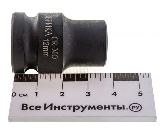 Головка торцевая 6-гранная ударная (12 мм; 40 мм; 1/2"") ЭВРИКА ER-95705 – изображение 3