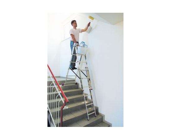 Трехсекционная алюминиевая лестница 3х6 Krause Corda 013361 – изображение 4