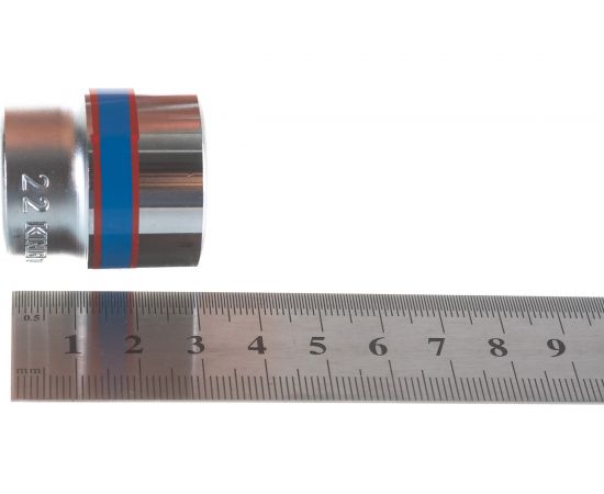 Торцевая стандартная двенадцатигранная головка 3/8, 22мм KING TONY 333022M – изображение 5