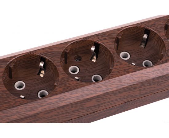 Розеточная колодка, 6 гнезд, бук TDM SQ1806-0071 