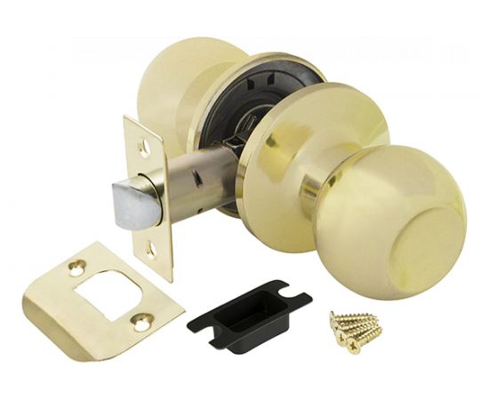 Ручка защелка AJAX 6082 PB-P без фик. золото 39535 