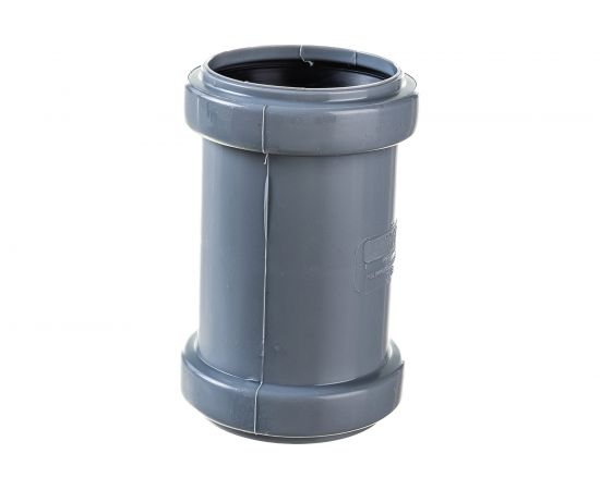 Канализационная соединительная муфта RTP с перегородкой, 50 мм, серая 11335 