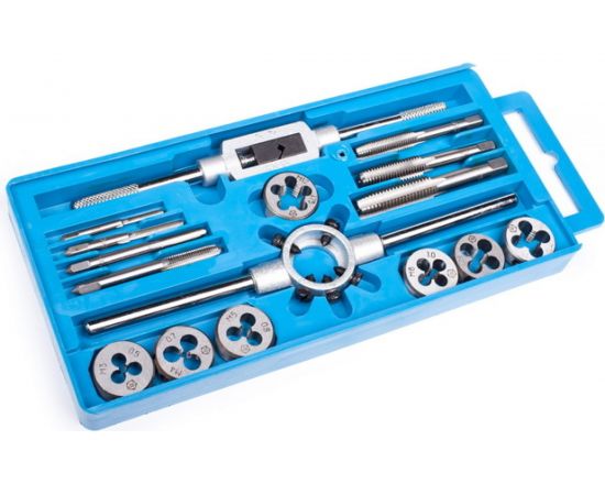 Набор метчиков и плашек Туламаш 16 шт, М3-М12 ТМ 92897 