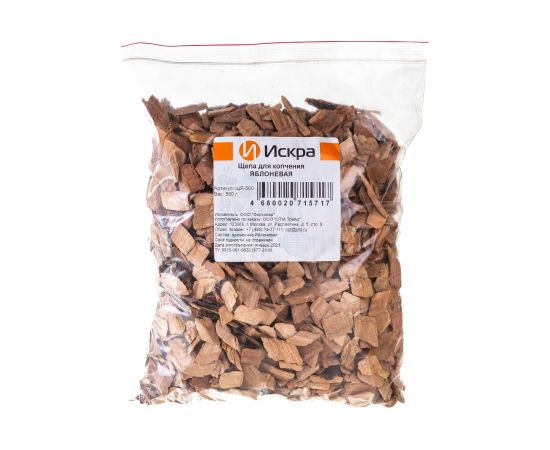 Яблочная щепа для копчения Искра 500 гр ЩЯ-500 
