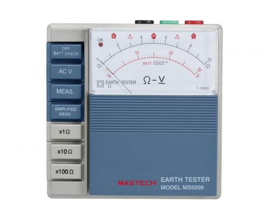 Аналоговый измеритель сопротивления заземления Mastech MS5209 00-00000285 