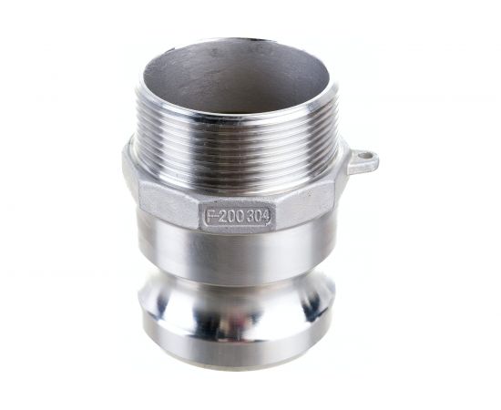 Камлок тип F (ниппель; наружная резьба BSP; 50 мм-2""; нержавеющая сталь) TITAN LOCK TL200FSS 