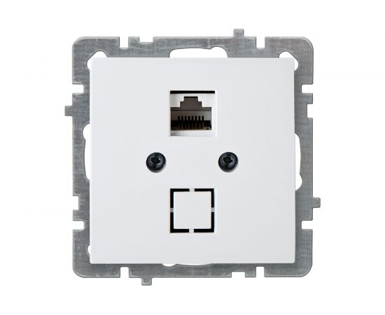 Компьютерная розетка Nilson 1-местн. СУ RJ45 CAT5 , TOURAN-ALEGRA-THOR, белый 24110444 