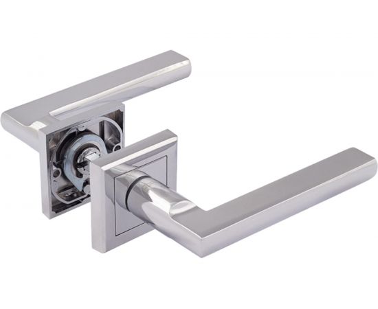 Дверная ручка НОРА-М 108К AL хром 15918 