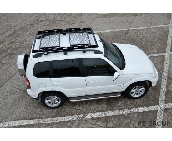 Багажник-корзина PT Group двухсекционная, универсальная, с основанием-решетка, ППК, 1630x1110 мм 10010301 – изображение 13