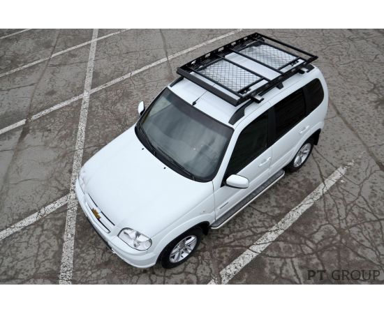 Багажник-корзина PT Group двухсекционная, универсальная, с основанием-решетка, ППК, 1630x1110 мм 10010301 – изображение 15