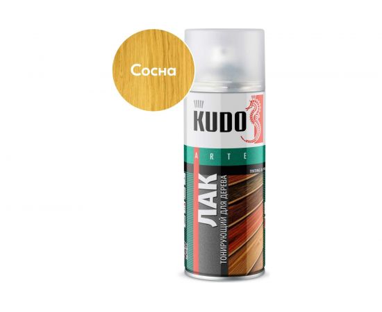 Тонирующий акриловый универсальный лак для дерева KUDO Сосна 11596398 – изображение 2