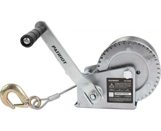Ручная барабанная лебедка PATRIOT WH 540B 770000035 – изображение 2