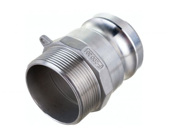 Камлок тип F (ниппель; наружная резьба BSP; 50 мм-2""; нержавеющая сталь) TITAN LOCK TL200FSS – изображение 2