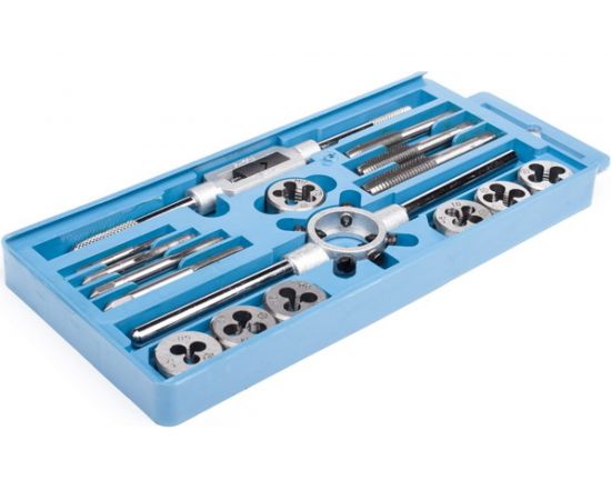 Набор метчиков и плашек Туламаш 16 шт, М3-М12 ТМ 92897 – изображение 2