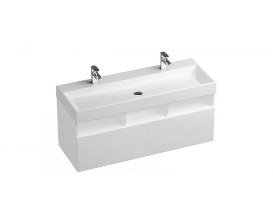 Умывальник (раковина) подвесной, двойной из литого мрамора Ravak NATURAL DUO 1200 XJO01212000 – изображение 2