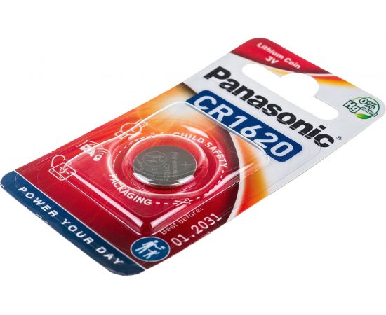 Батарейка Panasonic Power Cells CR1620 B1 5884 – изображение 2