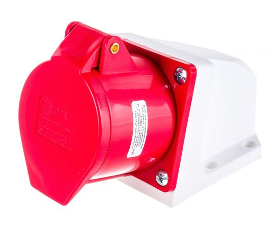 Стационарная наружная розетка ЭРА 124 3Р+РЕ 32А 380В IP44 Б0032878 – изображение 3