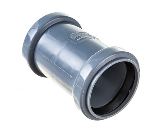 Канализационная соединительная муфта RTP с перегородкой, 50 мм, серая 11335 – изображение 3