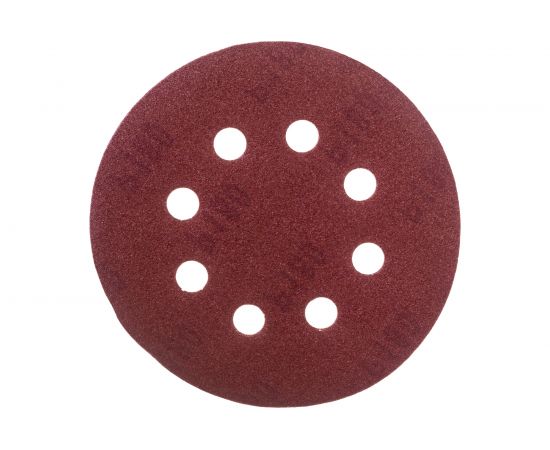 Круги шлифовальные 5 шт. (125 мм; Р180; 8 отверстий) FIT IT 39668 – изображение 3