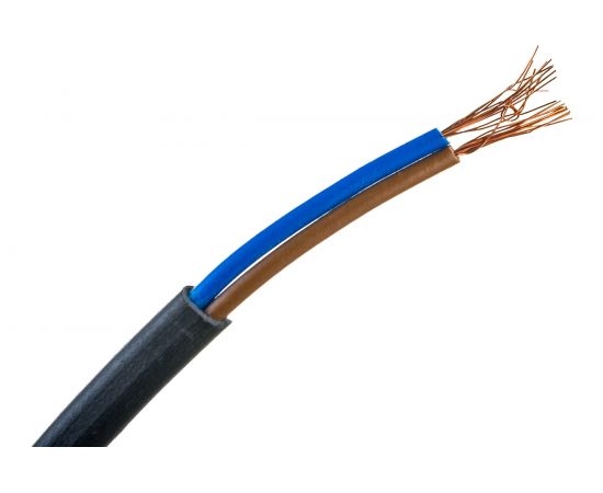 Шнур АБК-СИЛА с выключателем и плоской вилкой ШВВП 2х0,75кв.мм 1,5м чёрный 50067003 – изображение 3