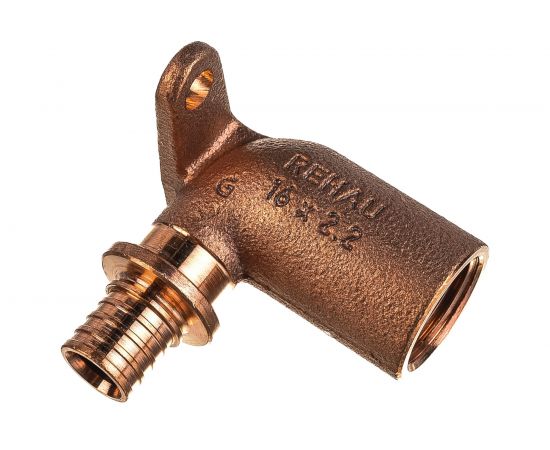 Настенный угольник Rehau В 16 1/2 бронза RX+ длинный 14563621001 – изображение 3