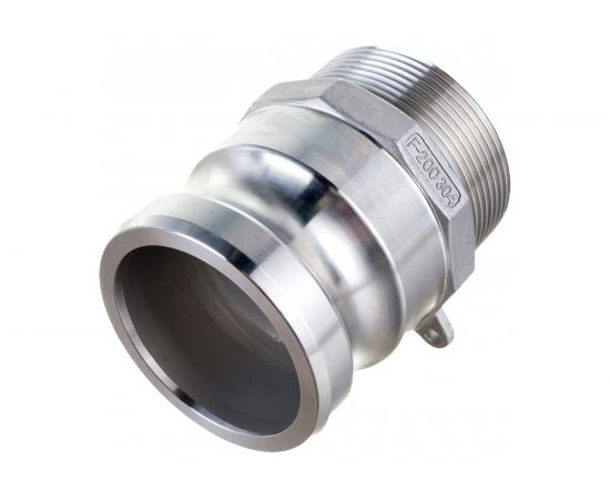 Камлок тип F (ниппель; наружная резьба BSP; 50 мм-2""; нержавеющая сталь) TITAN LOCK TL200FSS – изображение 3