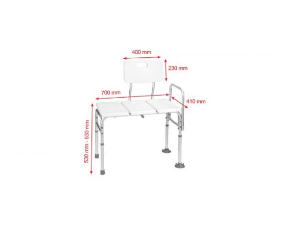 Скамья в ванну RIDDER с регулируемой высотой А0120101 – изображение 4