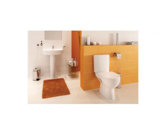 Унитаз-компакт Cersanit Parva безободковый, горизонтальный выпуск, 2 режима, сиденье DP, Soft Close, Clip up 455893 – изображение 4