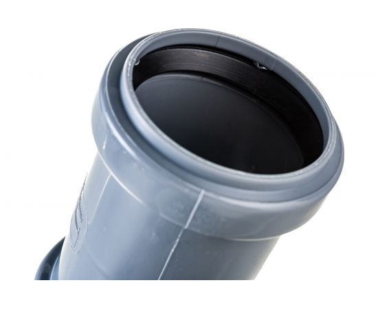Канализационная соединительная муфта RTP с перегородкой, 50 мм, серая 11335 – изображение 4