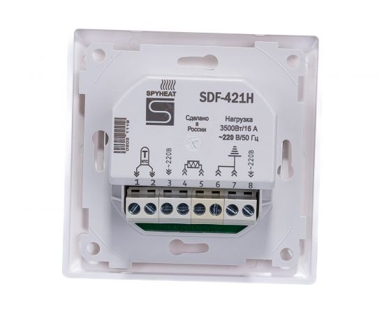 Термостат сенсорный программируемый SPYHEAT SDF-421H – изображение 5