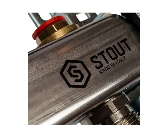 Коллектор из нержавеющей стали без расходомеров STOUT 6 выходов SMS 0922 000006 – изображение 6