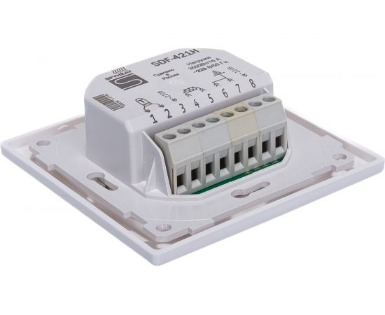 Термостат сенсорный программируемый SPYHEAT SDF-421H – изображение 6