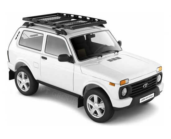 Багажник-корзина PT Group двухсекционная, универсальная, с основанием-решетка, ППК, 1630x1110 мм 10010301 – изображение 8