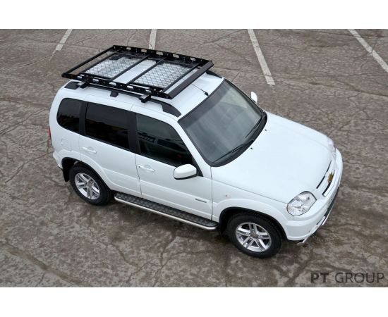 Багажник-корзина PT Group двухсекционная, универсальная, с основанием-решетка, ППК, 1630x1110 мм 10010301 – изображение 10